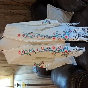 Women's Cardigan with print embroidery by Rewind size M